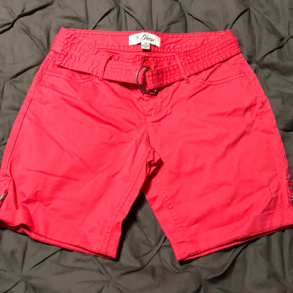 HP 🎉 Pink (longer) Guess Shorts